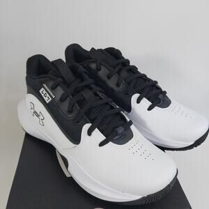 Under Armour Big Kids’ GS Lockdown 7‎ Sneakers Black/White, Boys’ Size 6Y